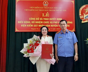 Lễ công bố và trao Quyết định điều động, bổ nhiệm chức vụ Phó Viện trưởng...